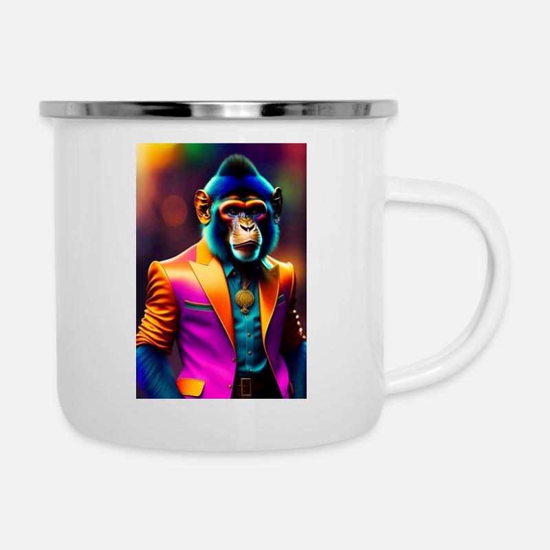 Dance Monkey - Camper Mug - white