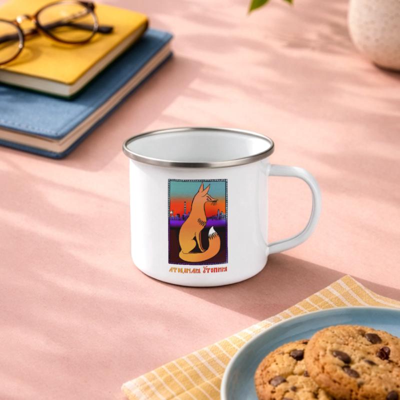 Atomic Utopia - Nuclear Fox Camper Mug