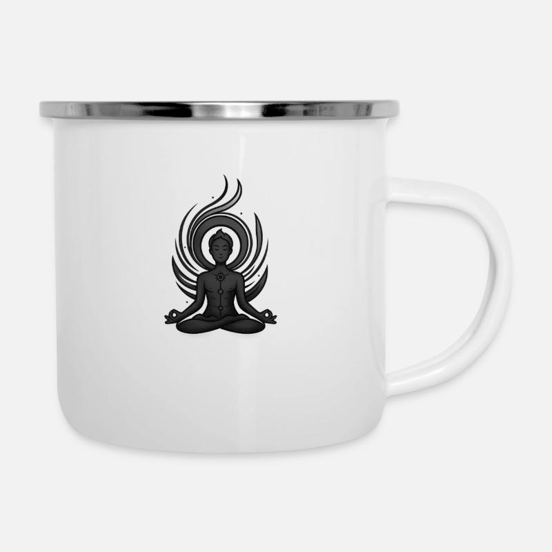 chakra - Tasse émaillée - blanc