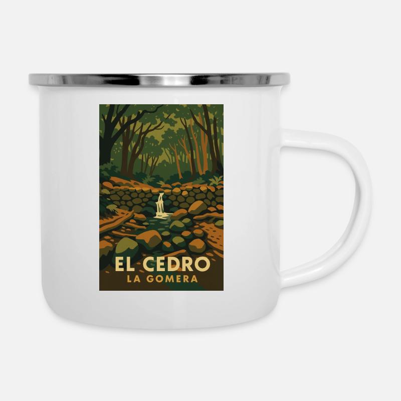 Cedro La Gomera - Camper Mug - white