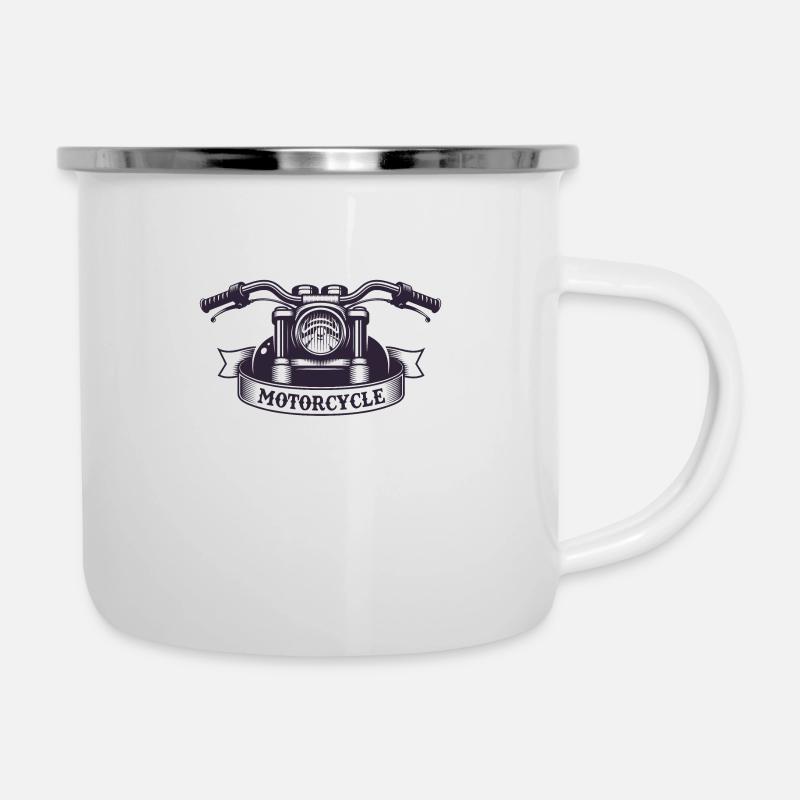 Motorcycle dad - Camper Mug - white