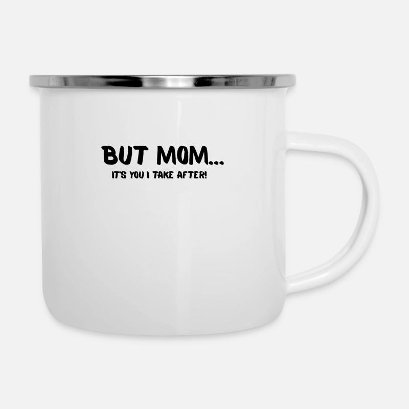 Mais maman... - Tasse émaillée - blanc