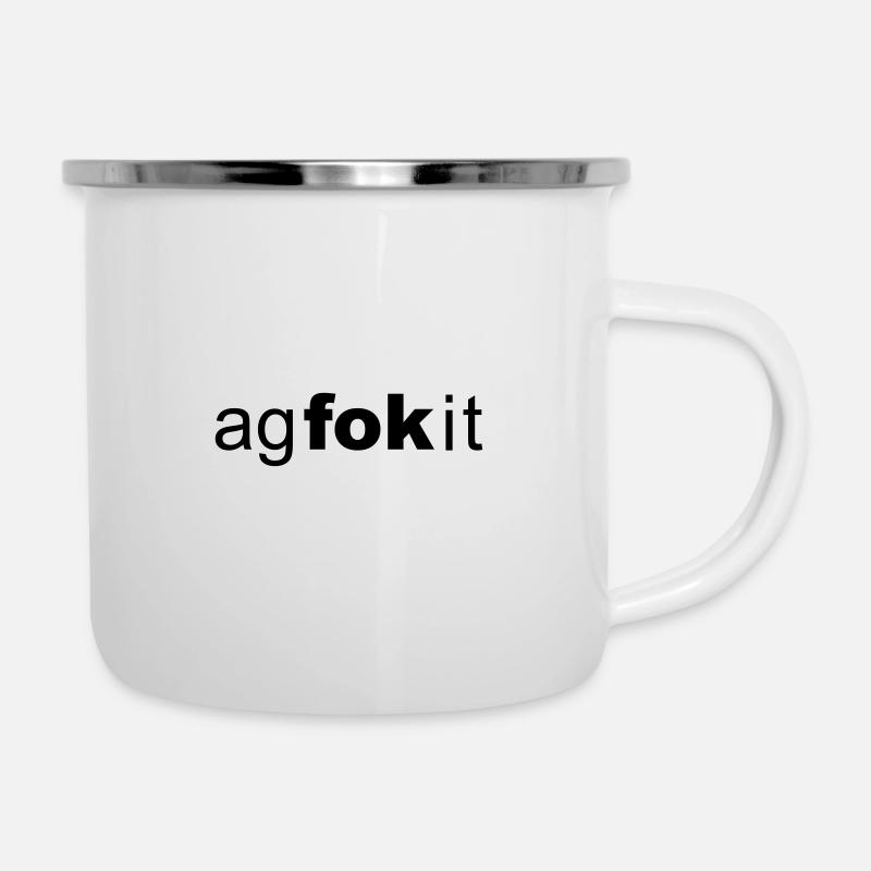 Ag Fok It - Camper Mug - white