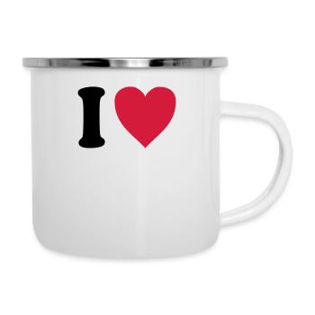 I love TRUCKS (colors selectable!) - Camper Mug - white - Right
