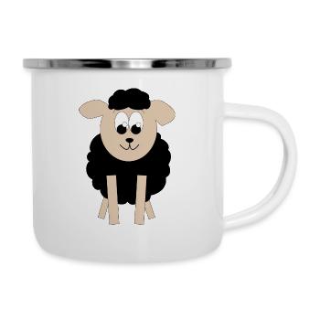 black sheep - Camper Mug - white - Right