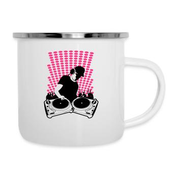 DJ turntables - Camper Mug - white - Right