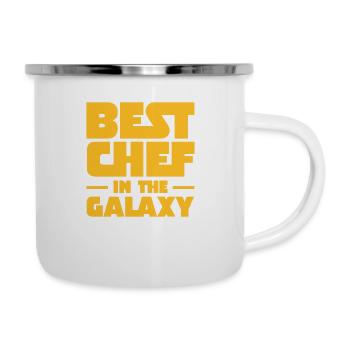 Best Chef In The Galaxy - Tasse émaillée - blanc - Droite