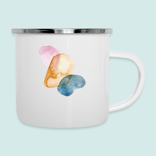 Watercolors - Emaille-Tasse