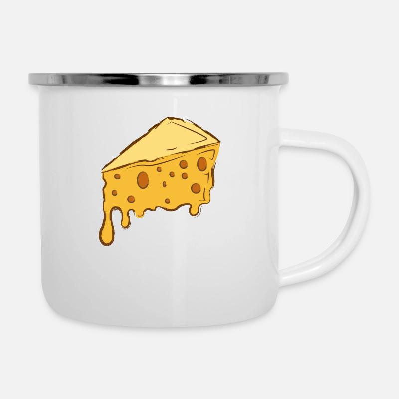 Kitschig - Emaille-Tasse - Weiß