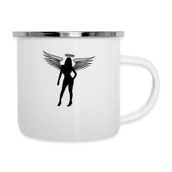 Angel Hot Girl - Camper Mug - white - Right