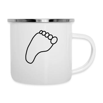 Right footprint - Camper Mug - white - Right