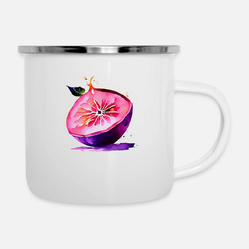 Fig Splash - Camper Mug - white