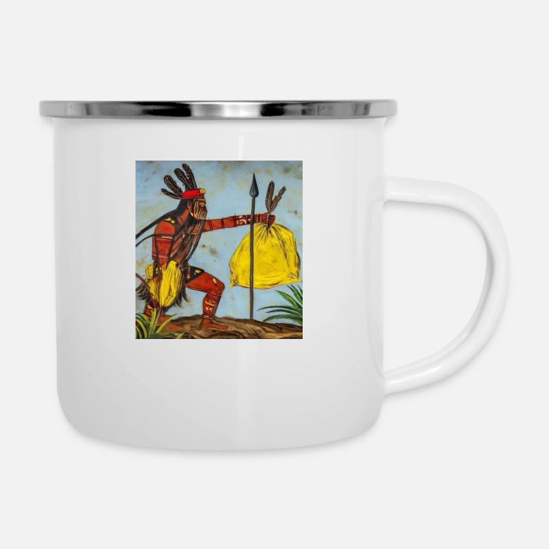 Hunter26, Freemasters - Tasse émaillée - blanc