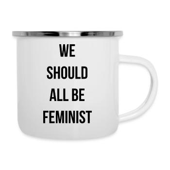 We should all be feminist - Camper Mug - white - Right