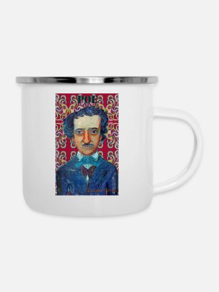 Poe - Emaille-Tasse - Weiß