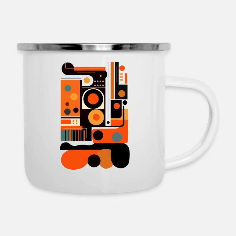 Sixties Retro Design - Camper Mug - white