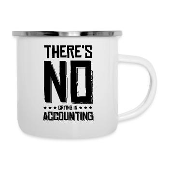 buchhalter accountant spruch - Emaille-Tasse - Weiß - Rechts