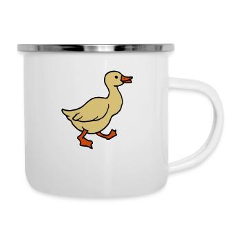 goose - Emaille-Tasse - Weiß - Rechts