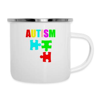 Autism bright - Camper Mug - white - Right