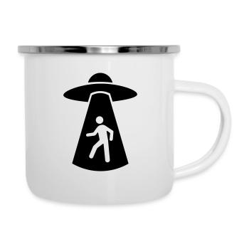 Alien Abduction - Camper Mug - white - Right