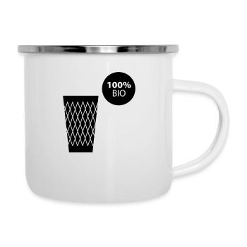 Ribbed 100% BIO #Bembelshop - Camper Mug - white - Right