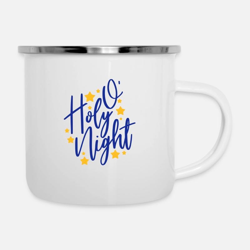 o nuit sainte - Tasse émaillée - blanc