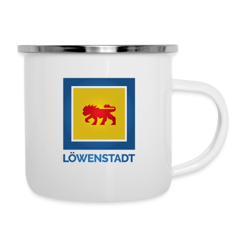 Löwenstadt Fan Design 11 - Emaille-Tasse