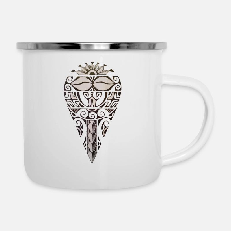 Tatoo Design "ElFa" - Camper Mug - white