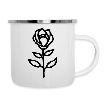 Pink Flower - Camper Mug - white - Right