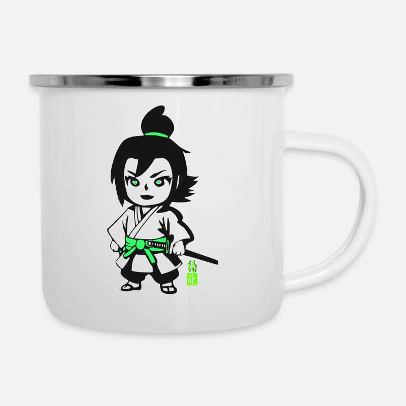 Little Samurai - Camper Mug - white