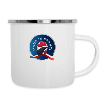 MADE IN FRANCE - Tasse émaillée - blanc - Droite