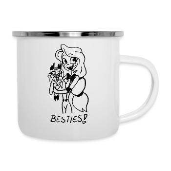 Best Friends Besties - Camper Mug - white - Right