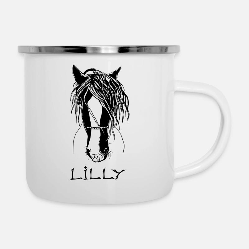 Lilly - Camper Mug - white