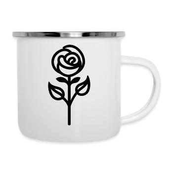 Pink Flower - Camper Mug - white - Right