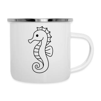 Sea horse - Camper Mug - white - Right