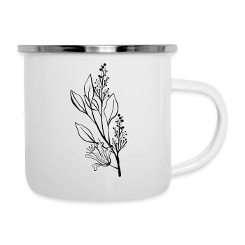 Fleuriste Fleur Plante Nature Jardinier - Tasse émaillée - blanc - Droite