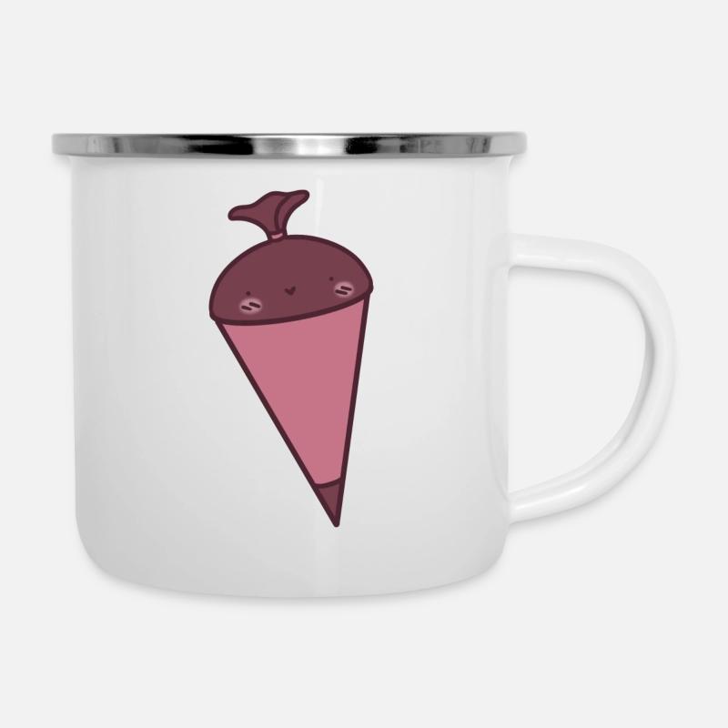Cute pink school cone - Camper Mug - white