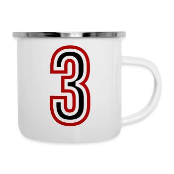 3 Number Years Jersey - Camper Mug - white - Right