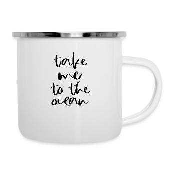 TAKE ME TO THE OCEAN - Camper Mug - white - Right