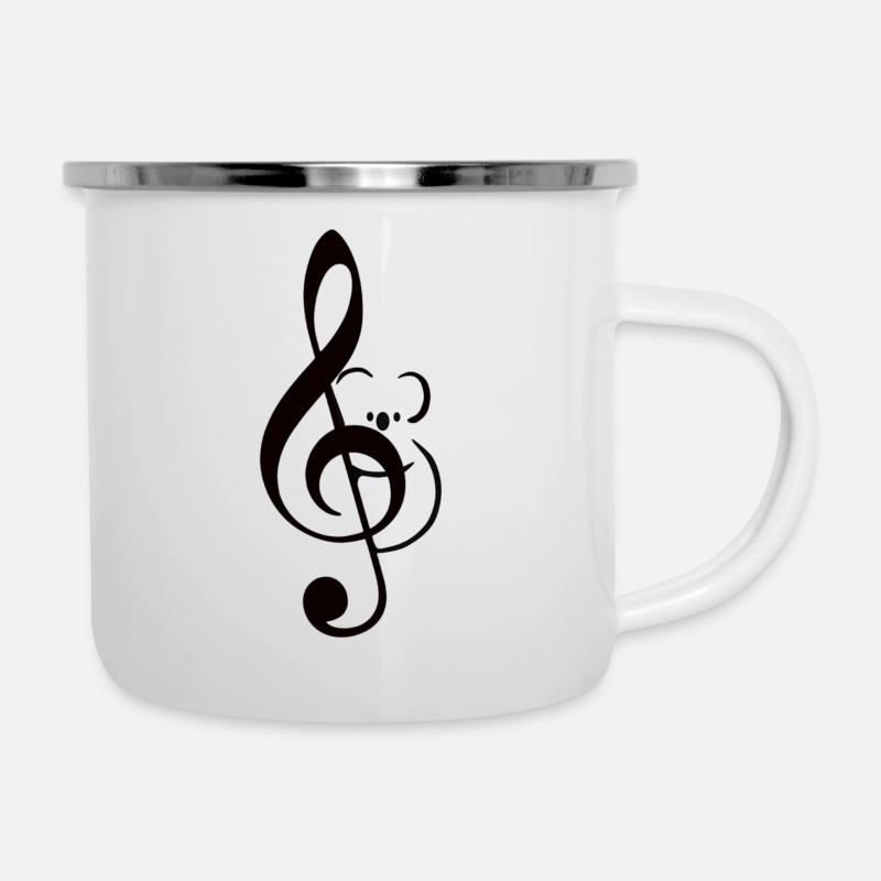 Koala on the clef tree - Camper Mug - white