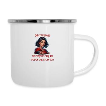 Mother's Day - I thought this was my job every day - Camper Mug - white - Right