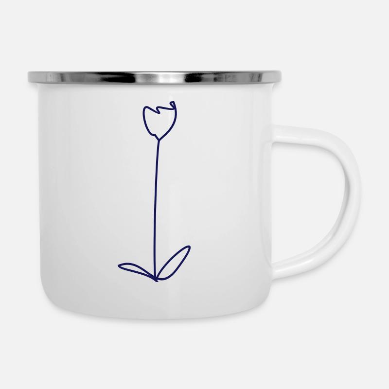 Tulip - Design color selectable - Camper Mug - white