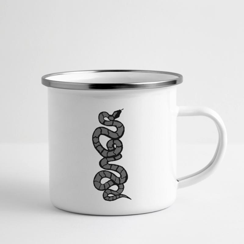 Snake Python grey Camper Mug