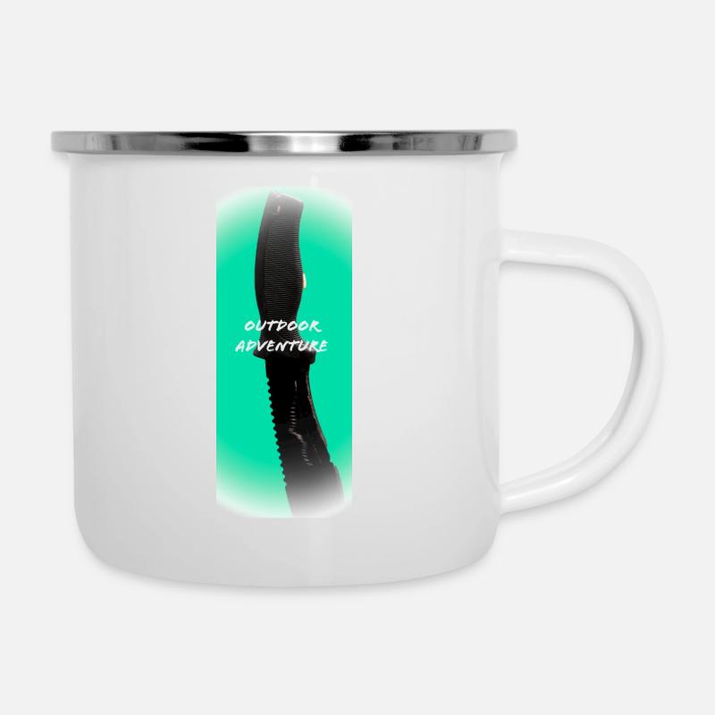 DDF7B951 00CF 47CD AAE4 3D6BD94BA1C8 - Emaille-Tasse - Weiß