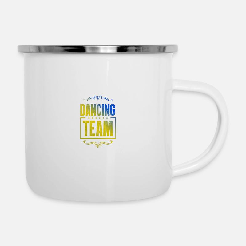 Équipe de danse - Tasse émaillée - blanc