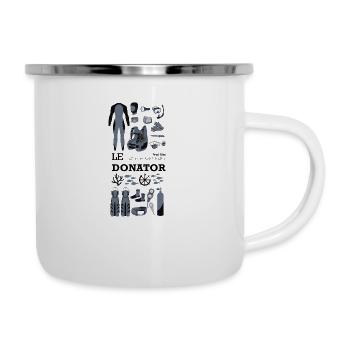 I can't, I have wreck diving. - Camper Mug - white - Right