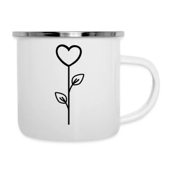 Pink Flower - Camper Mug - white - Right