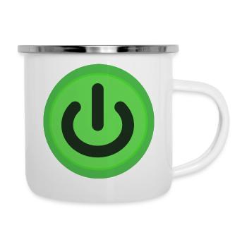 On / Off button Power Button Switch - Camper Mug - white - Right