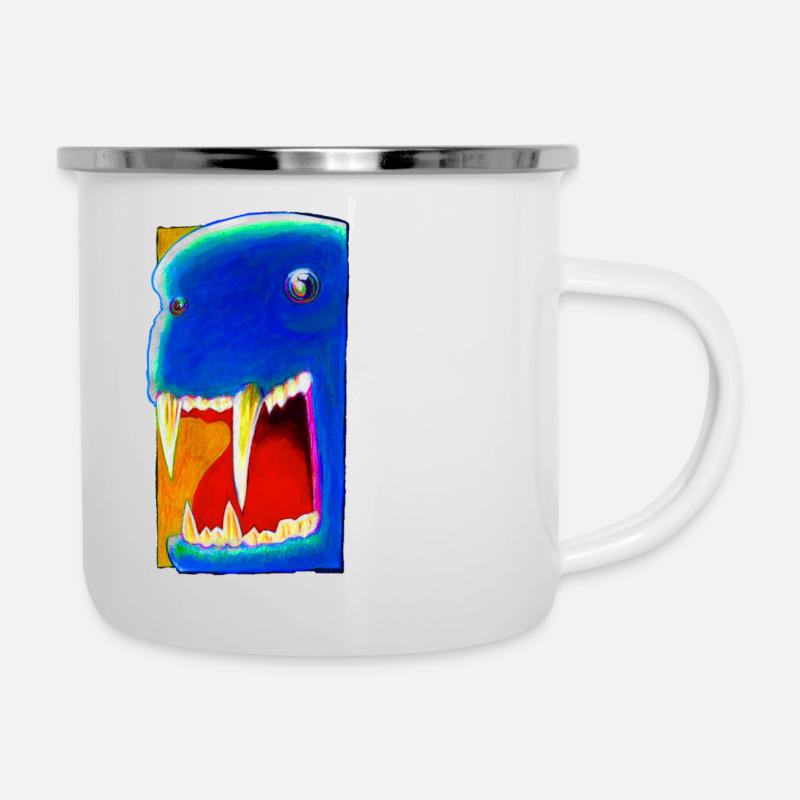 BLUe - Emaille-Tasse - Weiß