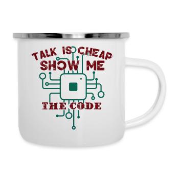Funny Coder Quote Programming Programmer - Camper Mug - white - Right